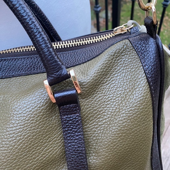 Elisabetta Yang Italian Made Leather/Suede Tote - Picture 6 of 8